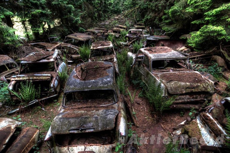 История исчезнувшего автомобильного кладбища