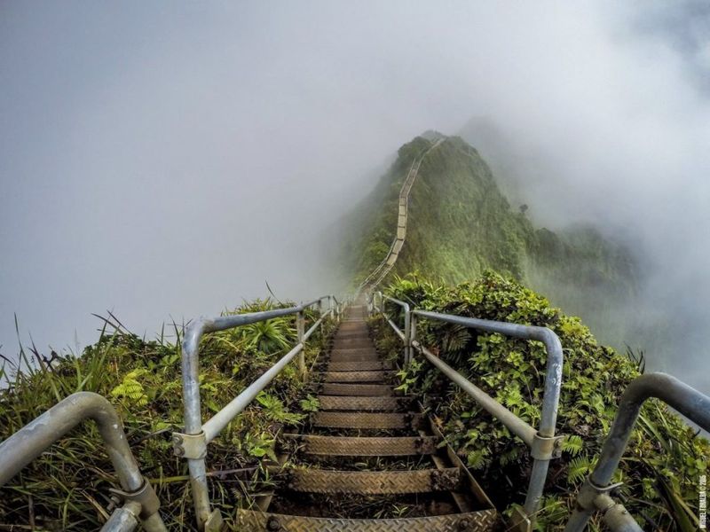 Лестницы Хайку, Оаху, Гавайи
