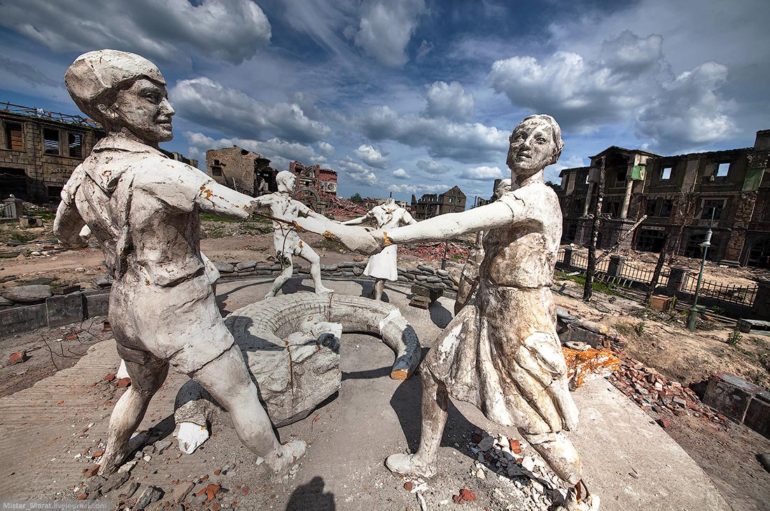 Рукотворные руины для фильма «Сталинград»